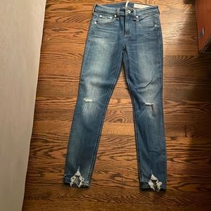 Rag & Bone cate mid-rise ankle skinny